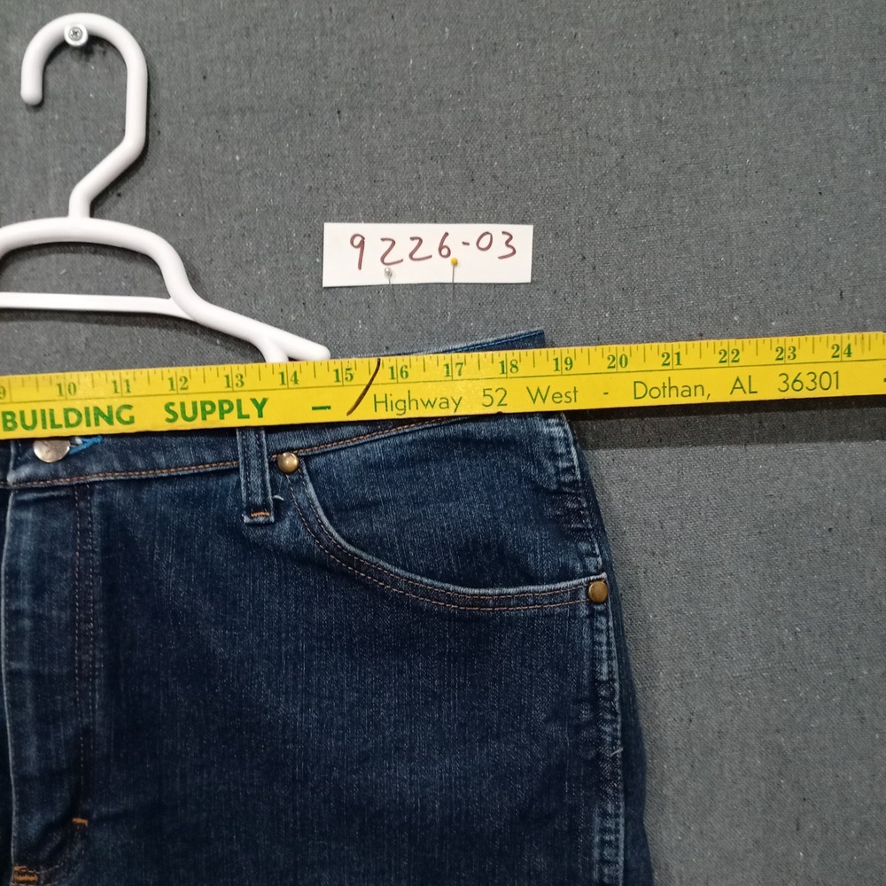 Wrangler 47MWZ Premium Performance Cowboy Cut Regular Fit Jeans Dark Wash 38x32 - Picture 5 of 6
